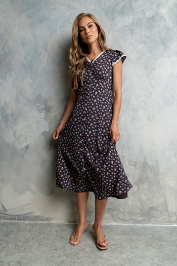 Josie Floral Midi Dress