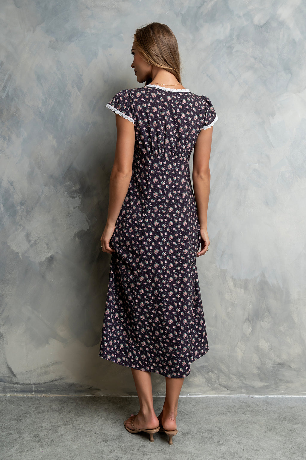 Josie Floral Midi Dress