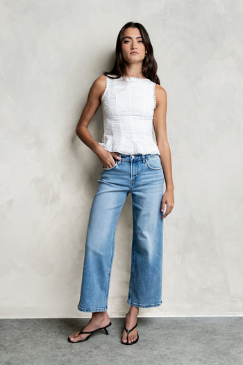 Kendra Embroidered Top
