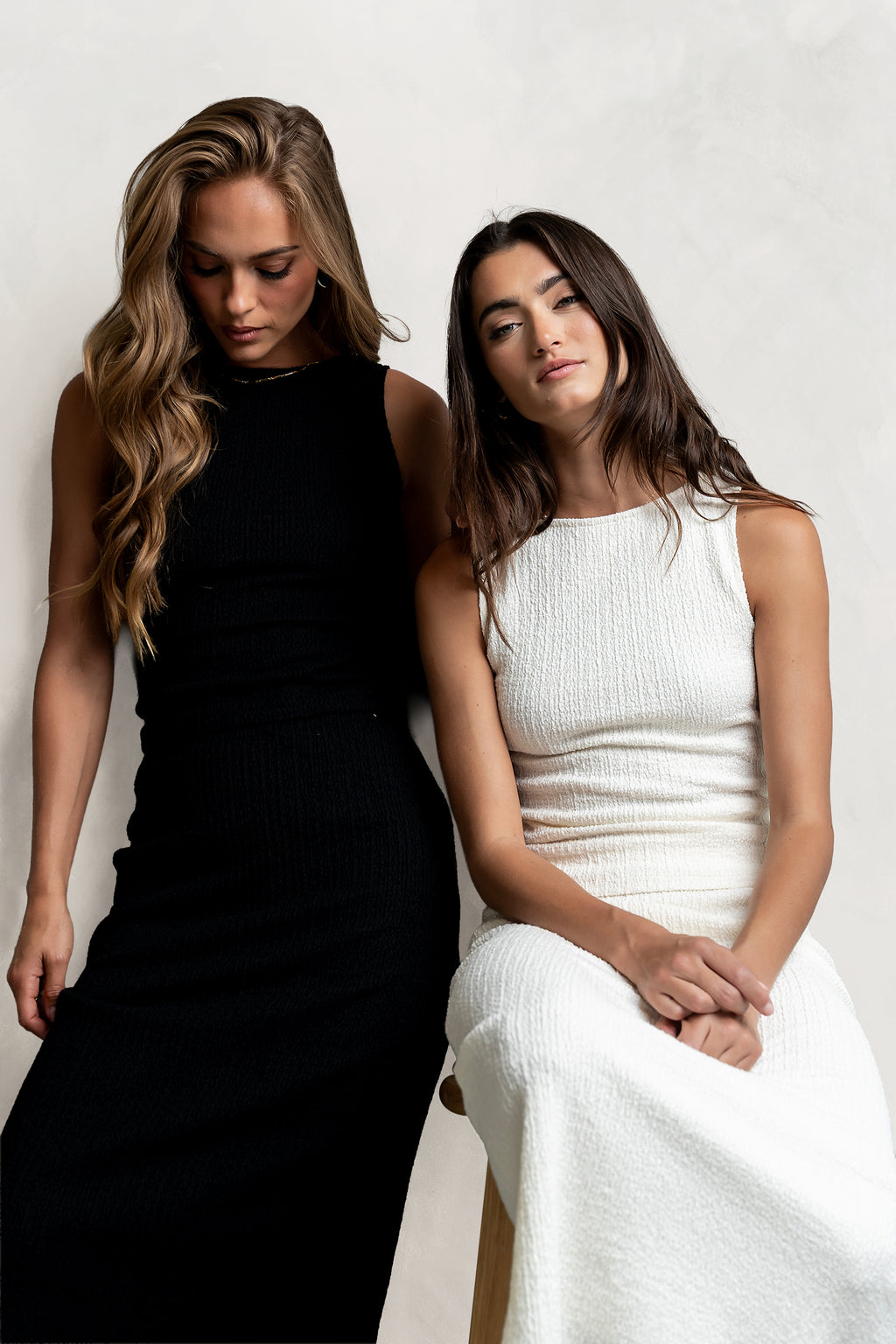 Opal Textured Top in Black