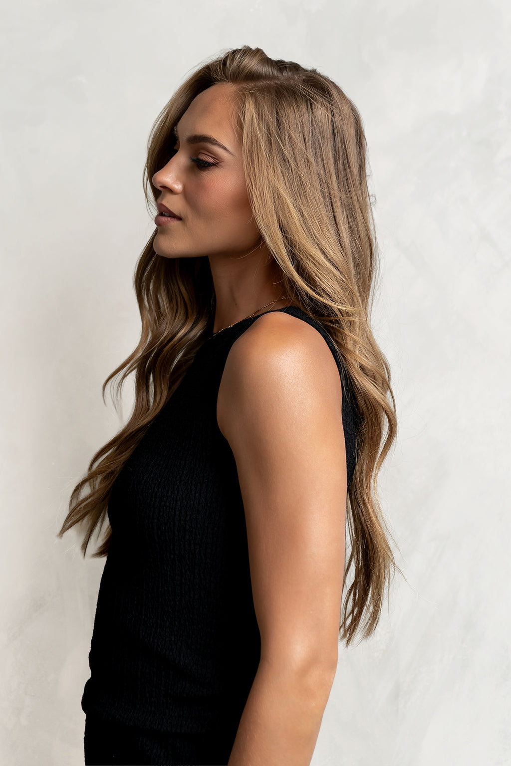 Opal Textured Top in Black