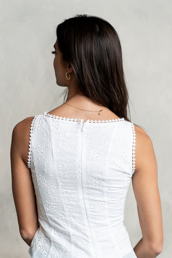 Kendra Embroidered Top