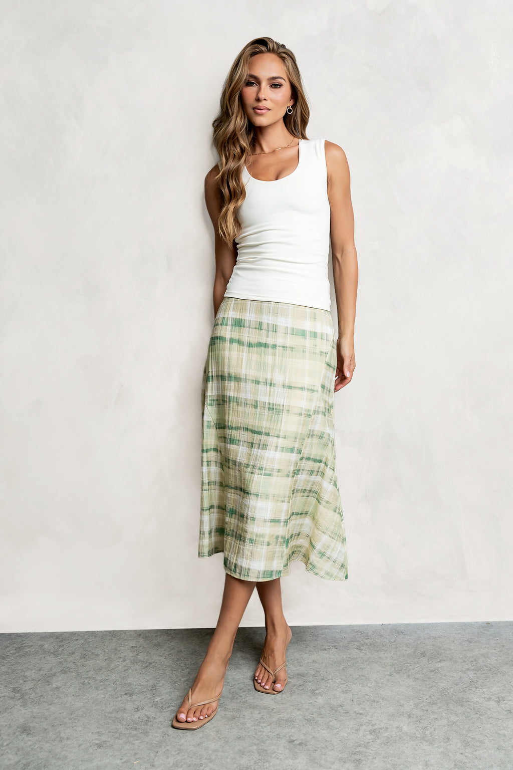 Sayla Tank Top in Cream