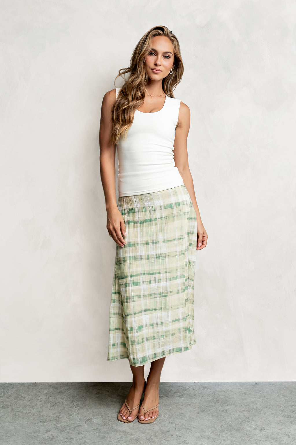 Sayla Tank Top in Cream