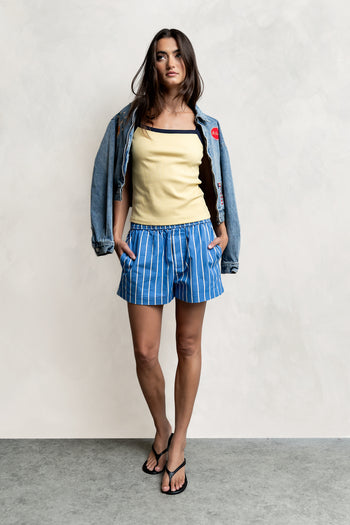 Jules Pinstripe Shorts