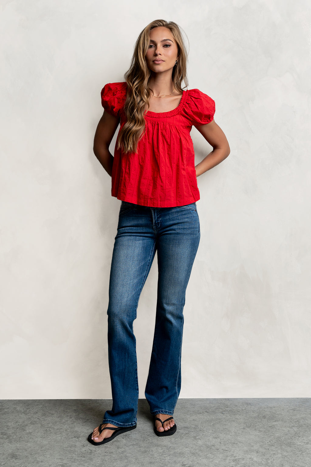 Kolby Low Rise Boot Cut Jeans