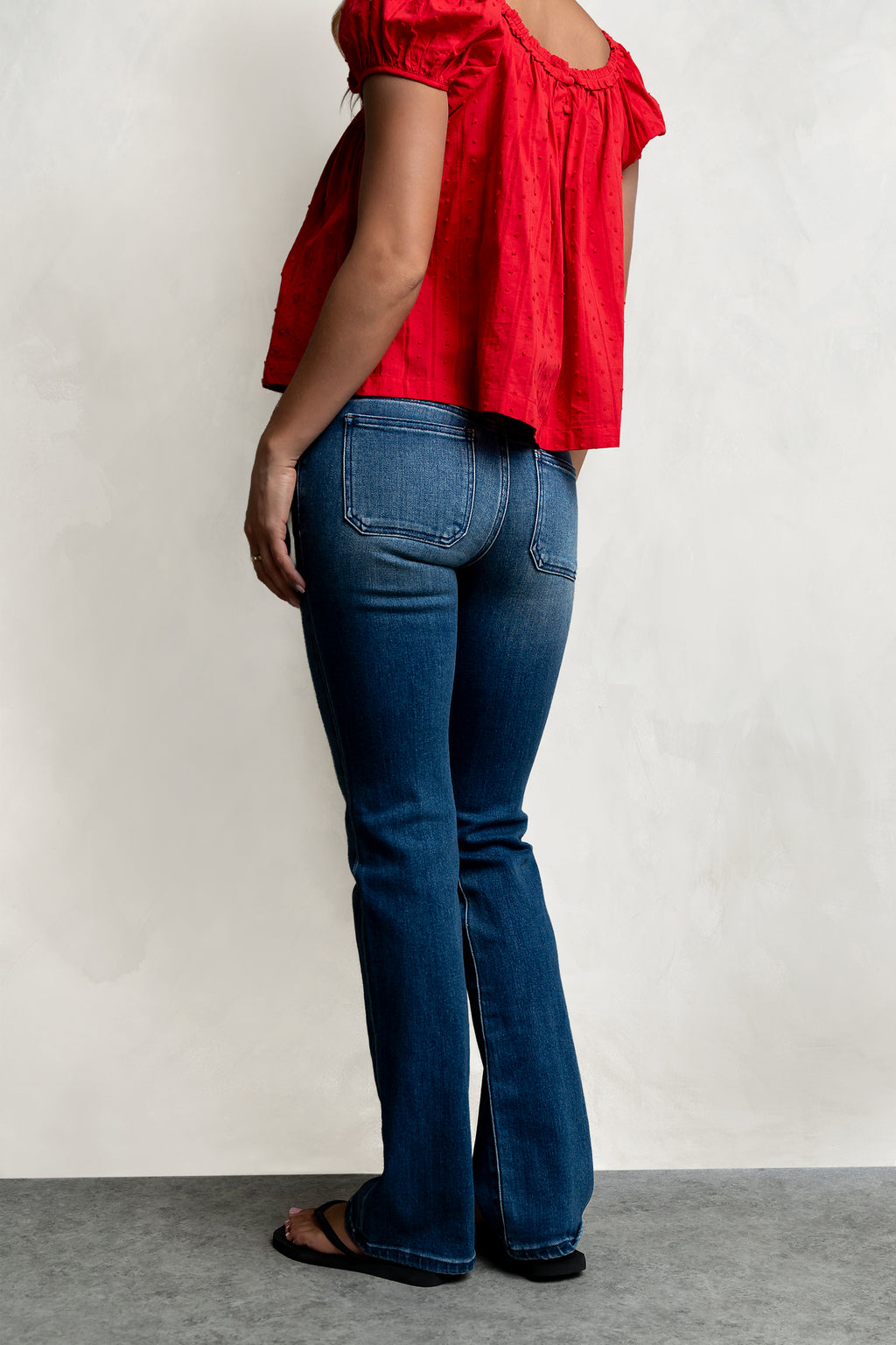 Kolby Low Rise Boot Cut Jeans
