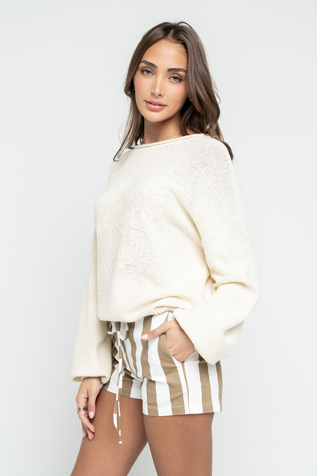 Nora Embroidered Sweater
