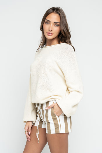 Nora Embroidered Sweater