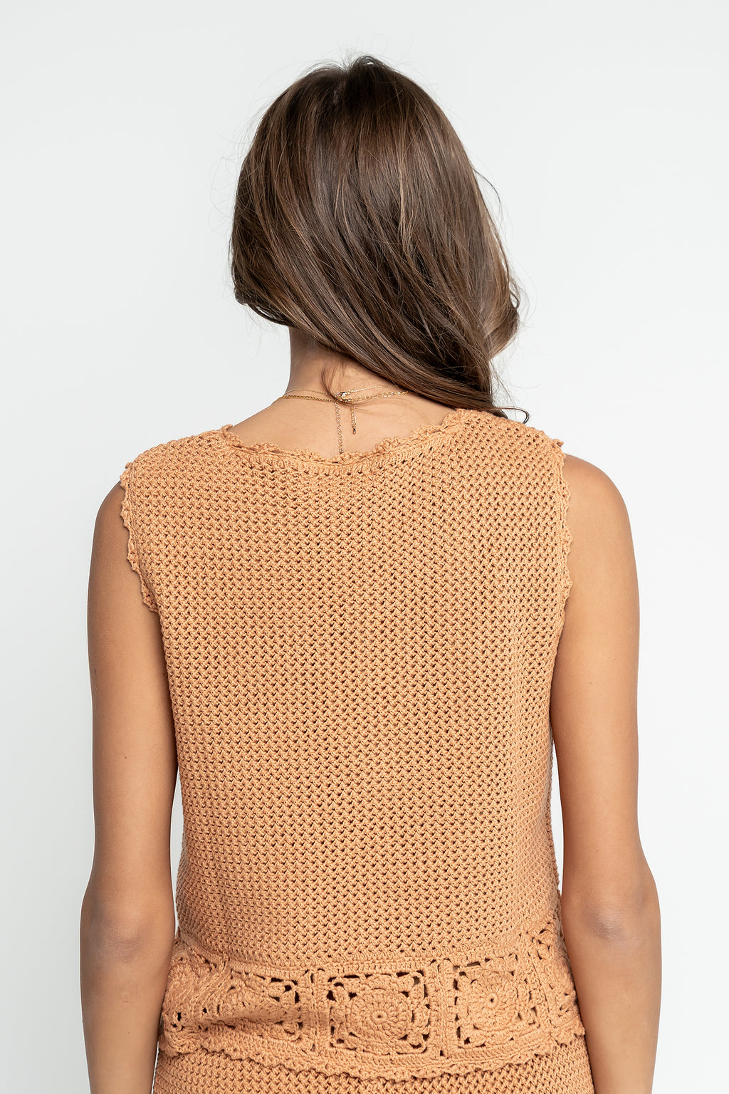 Maxine Crochet Knit Tank