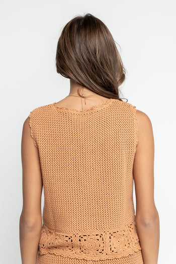 Maxine Crochet Knit Tank