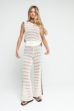 Ronnie Contrast Knit Pants