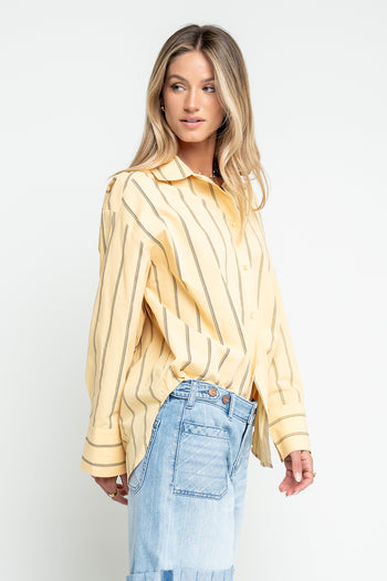 Kenya Striped Button Up