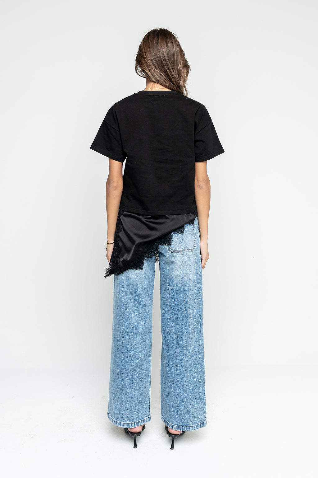 Mika Combination Top in Black