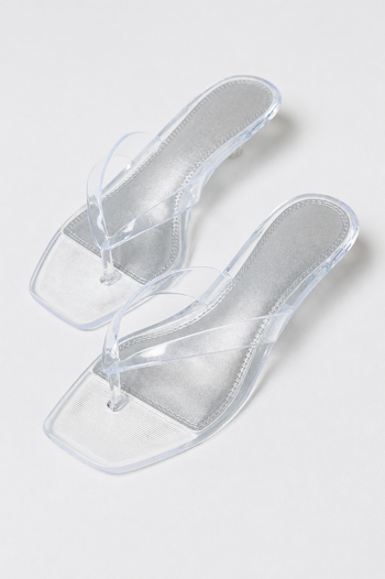 Margo Kitten Heels in Clear