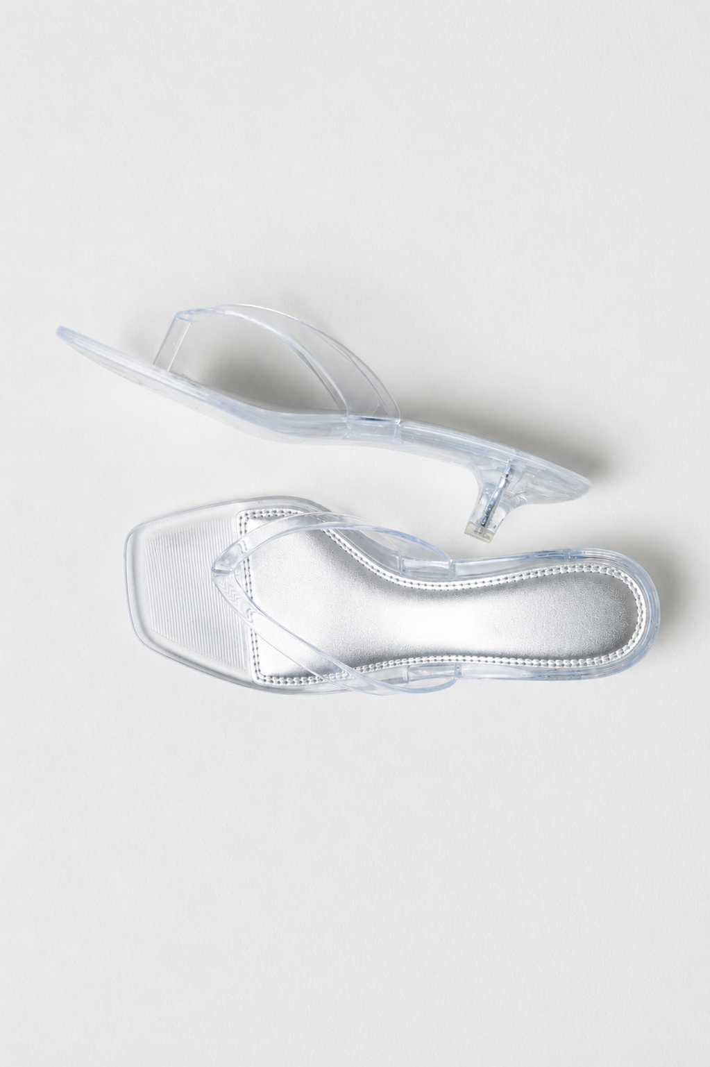 Margo Kitten Heels in Clear