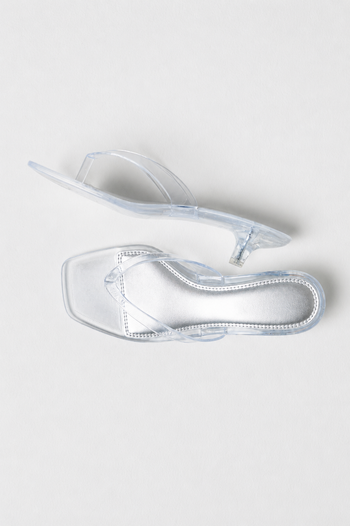 Margo Kitten Heels in Clear