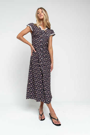 Josie Floral Midi Dress