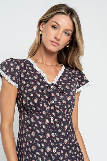 Josie Floral Midi Dress