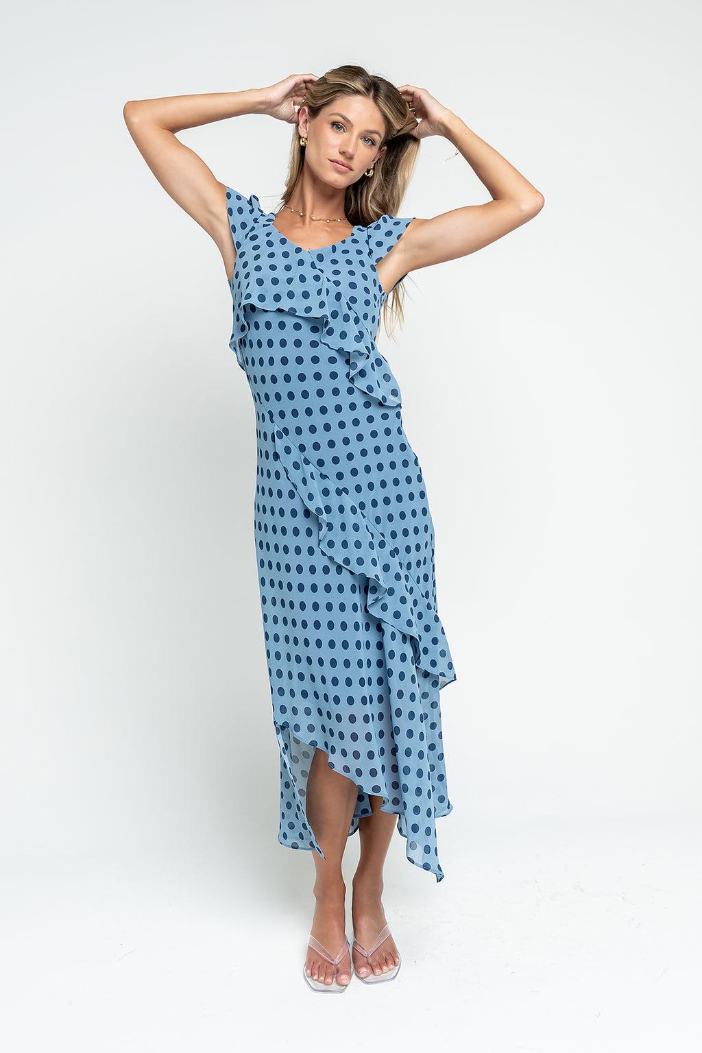 Ines Ruffle Maxi Dress