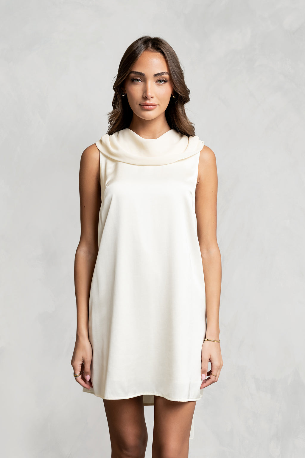 Lauren Satin Mini Dress