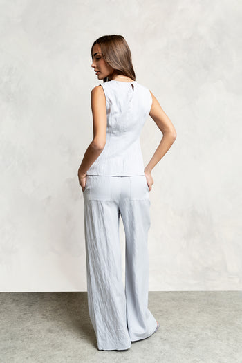 Briar Wide Leg Pants in Blue