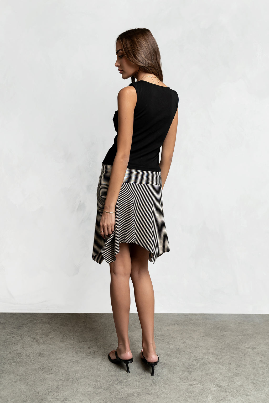 Sarah Striped Mini Skirt