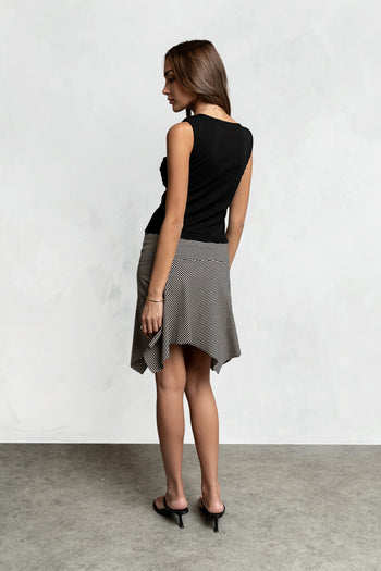 Sarah Striped Mini Skirt