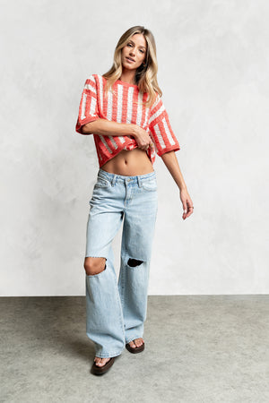 Kayda Striped Sweater
