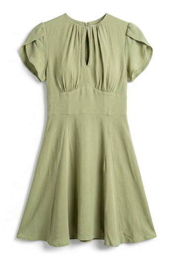 Salome Mini Dress in Sage