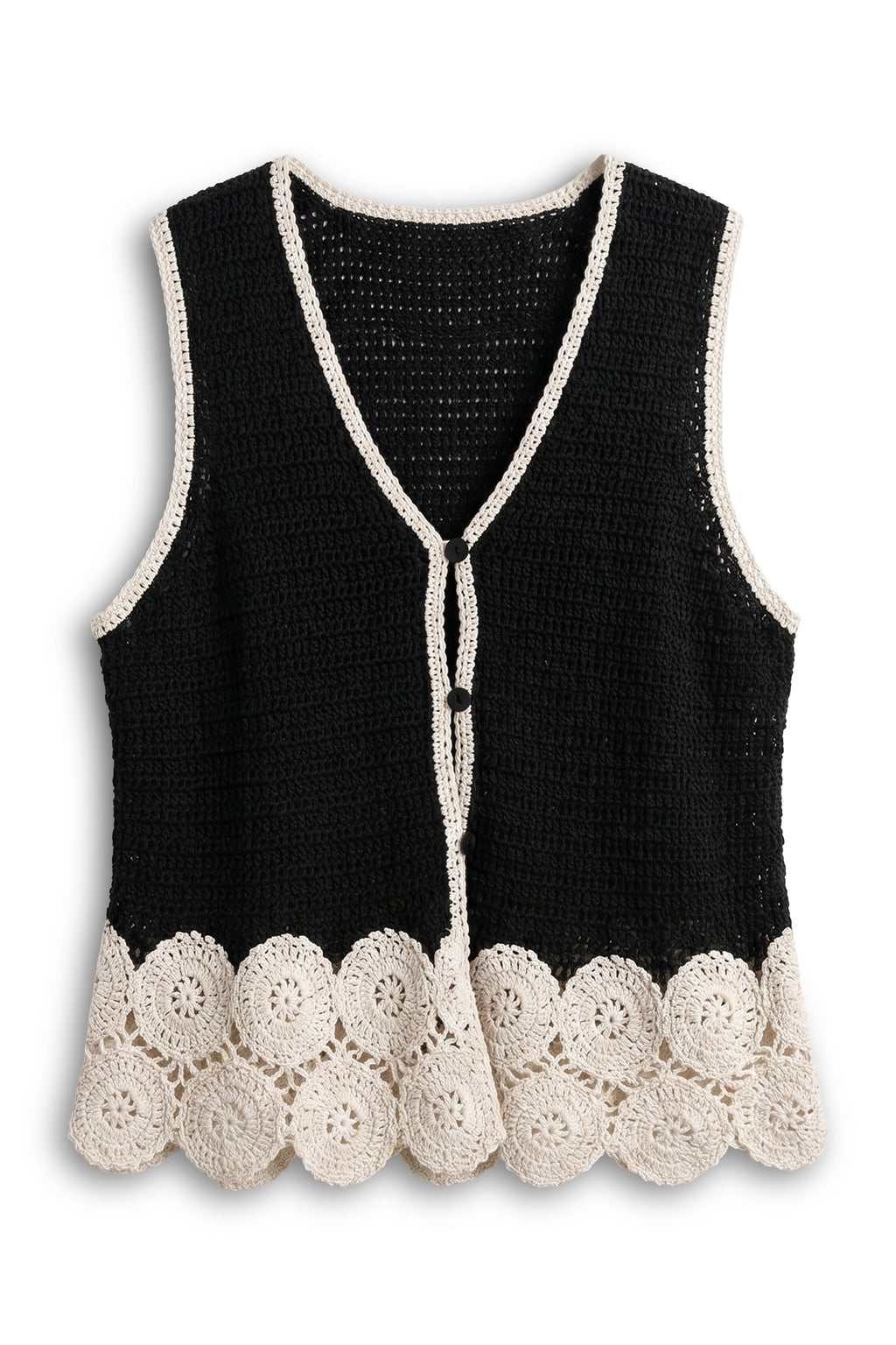 Marta Crochet Vest