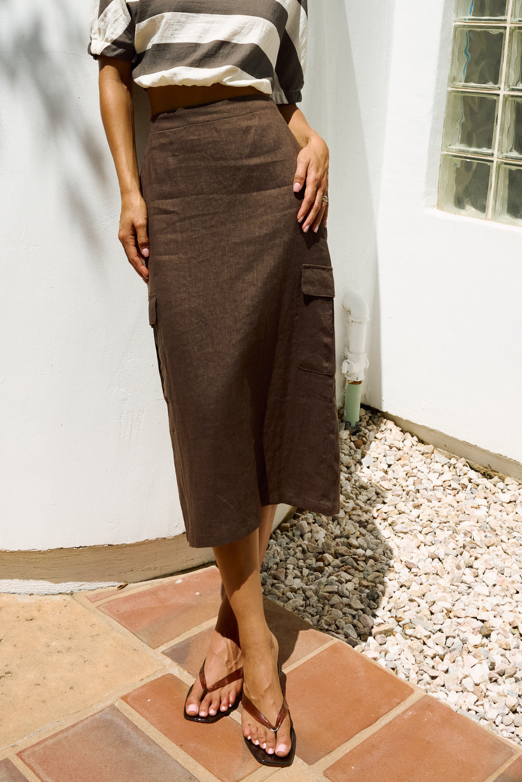 Noa Cargo Maxi Skirt