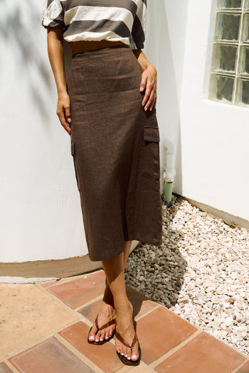Noa Cargo Maxi Skirt