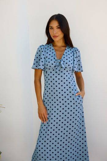 Tate Polka Dot Midi Dress