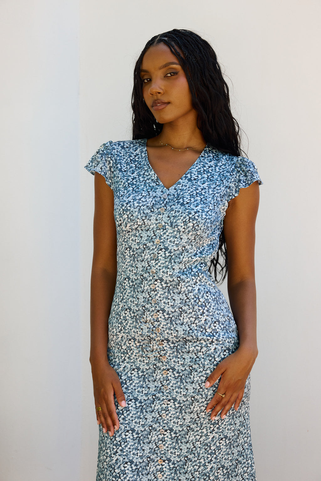Hattie Floral Midi Dress