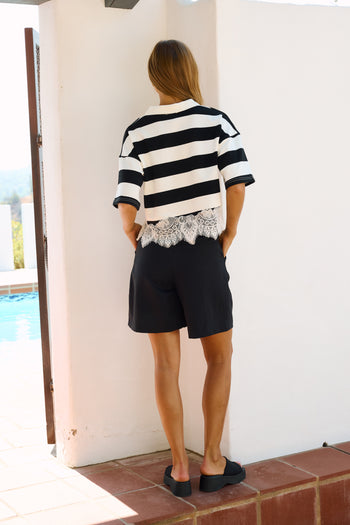 Rianna Bermuda Shorts in Black