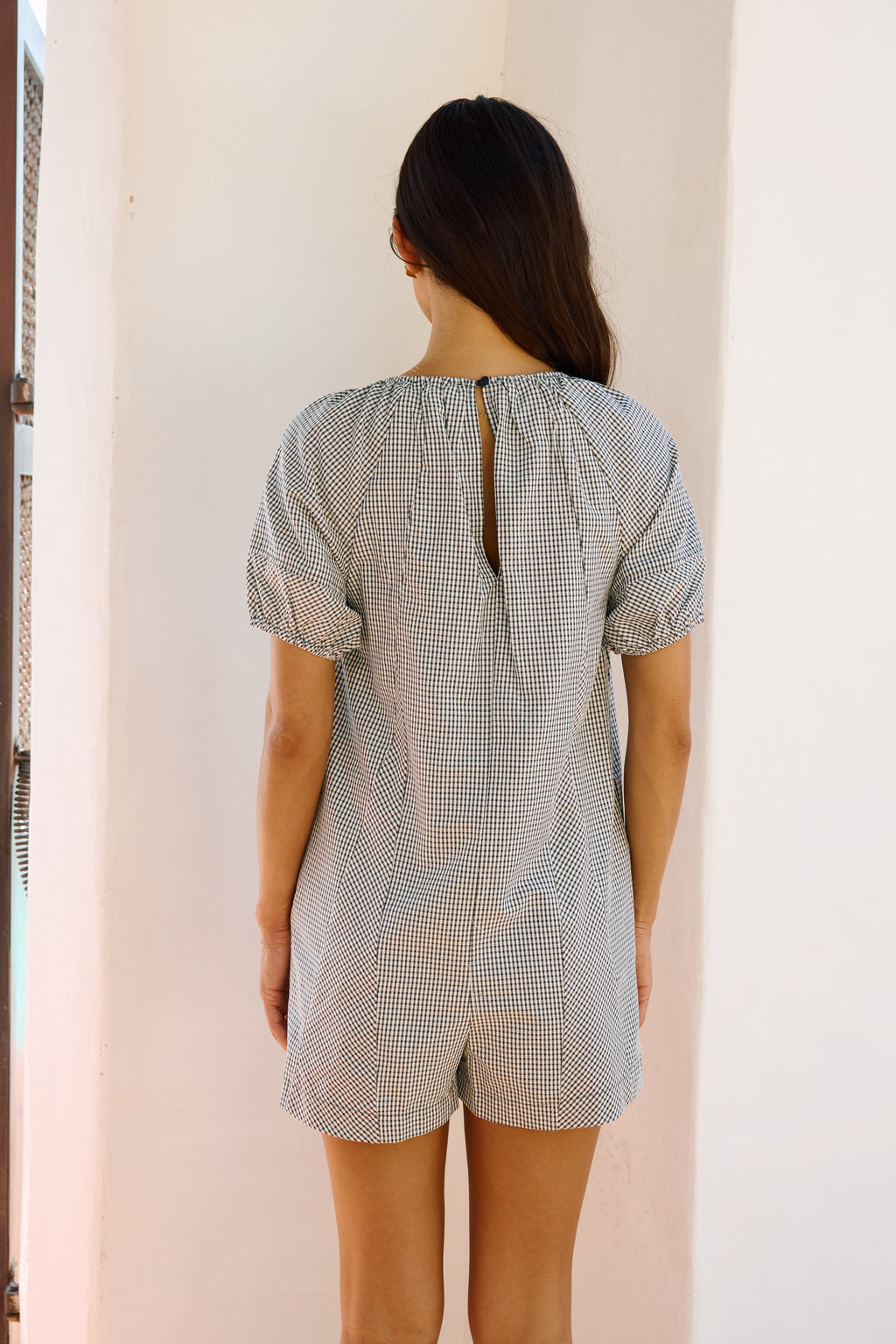 Jess Plaid Romper