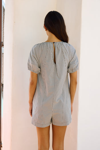 Jess Plaid Romper