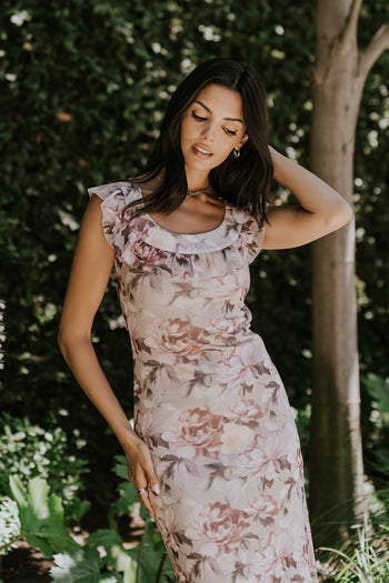 Mavie Floral Maxi Dress
