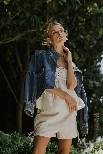 Sasha Denim Jacket in Medium Wash
