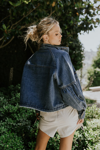Sasha Denim Jacket in Medium Wash