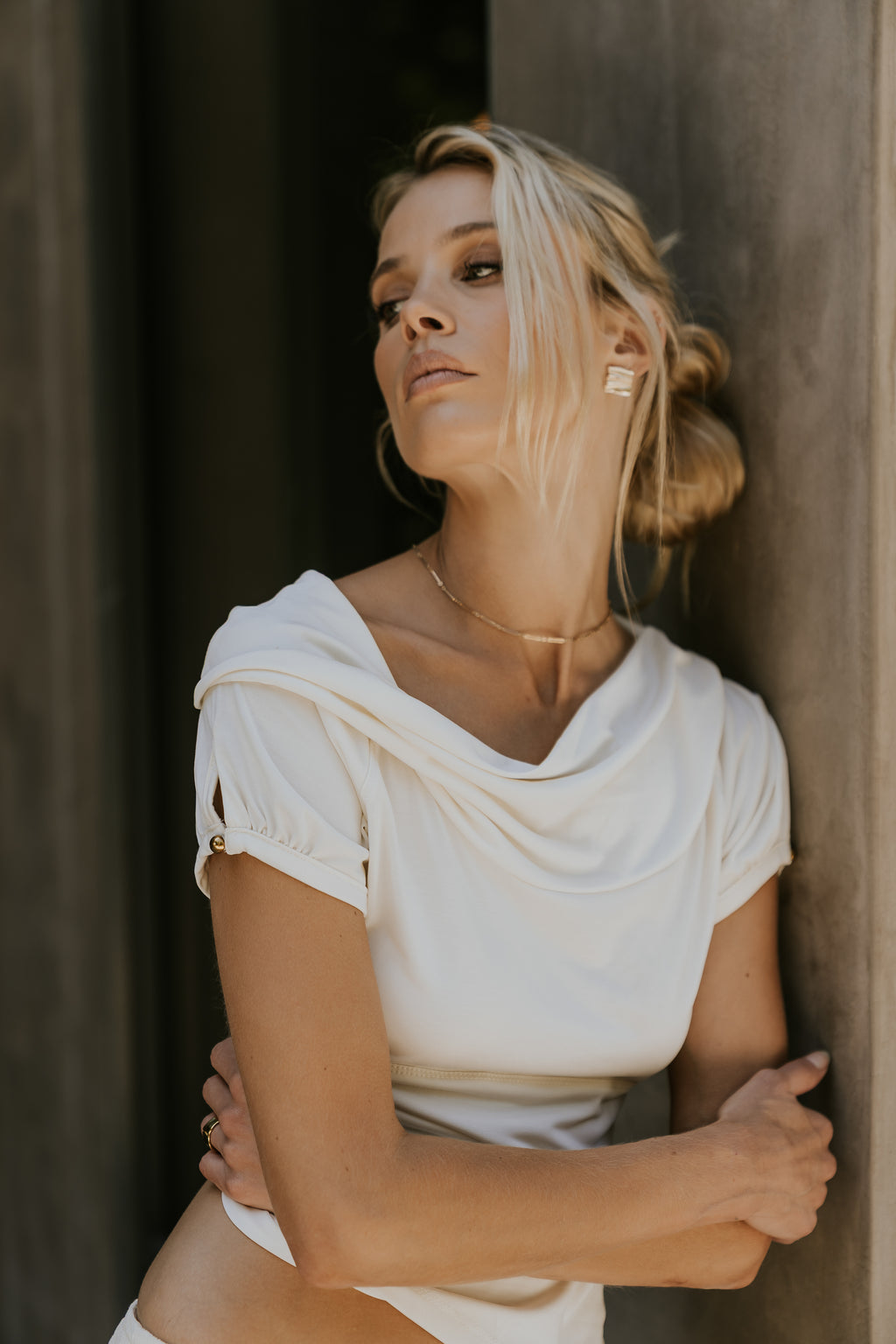 Mya Cowl Neck Top