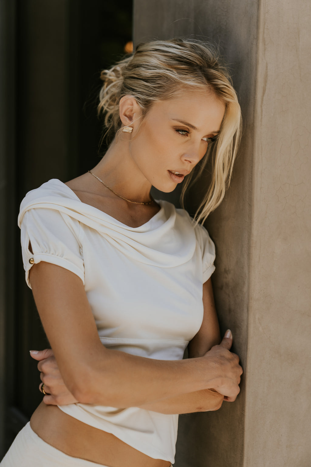 Mya Cowl Neck Top