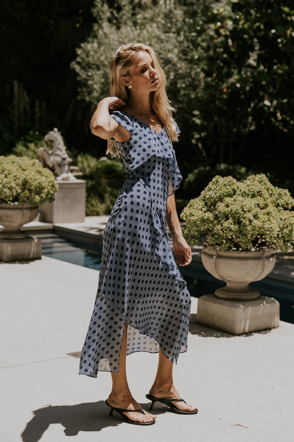 ines maxi dress Ines Variegated Stripe Maxi Dress (Women)