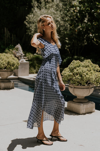 Ines Ruffle Maxi Dress