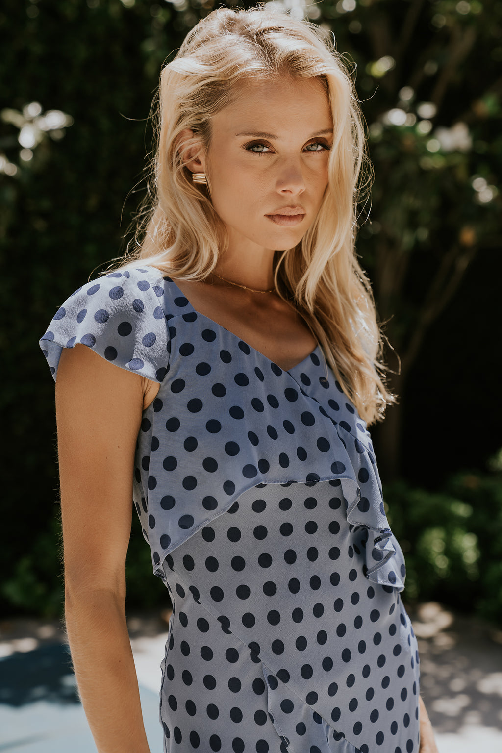 Ines Ruffle Maxi Dress