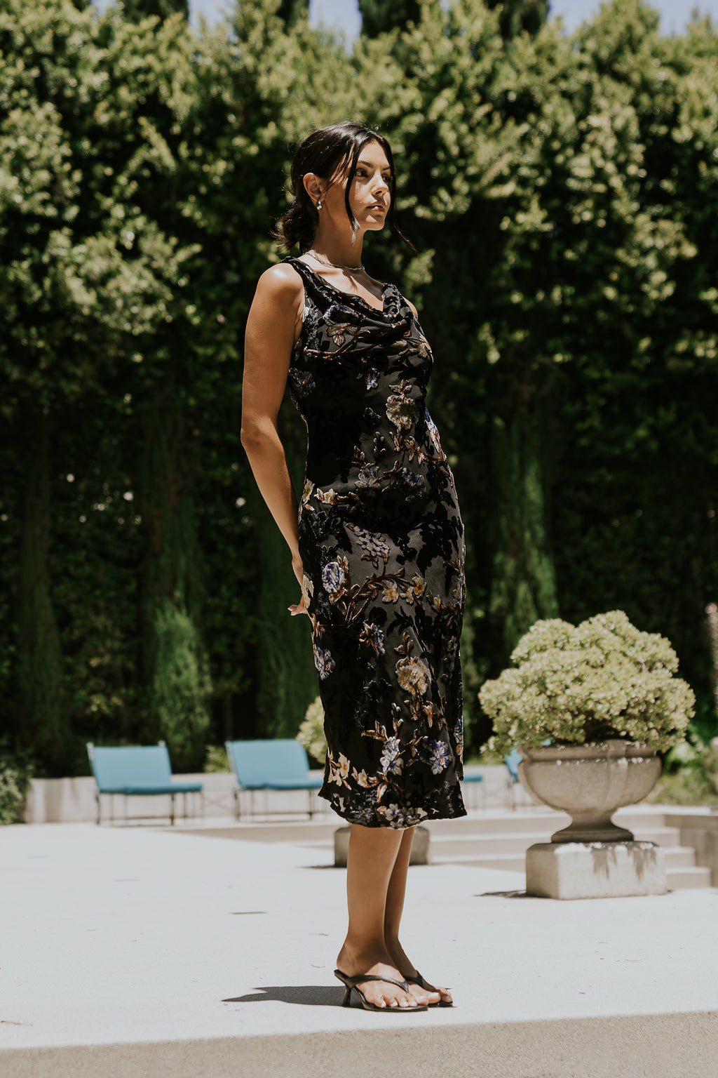 Thea Velvet Maxi Dress