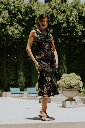 Thea Velvet Maxi Dress