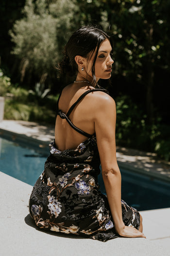 Thea Velvet Maxi Dress