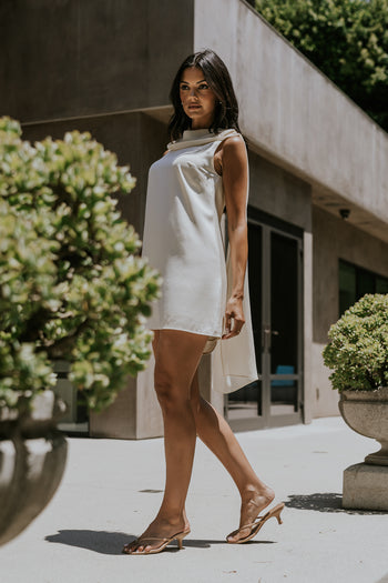 Lauren Satin Mini Dress